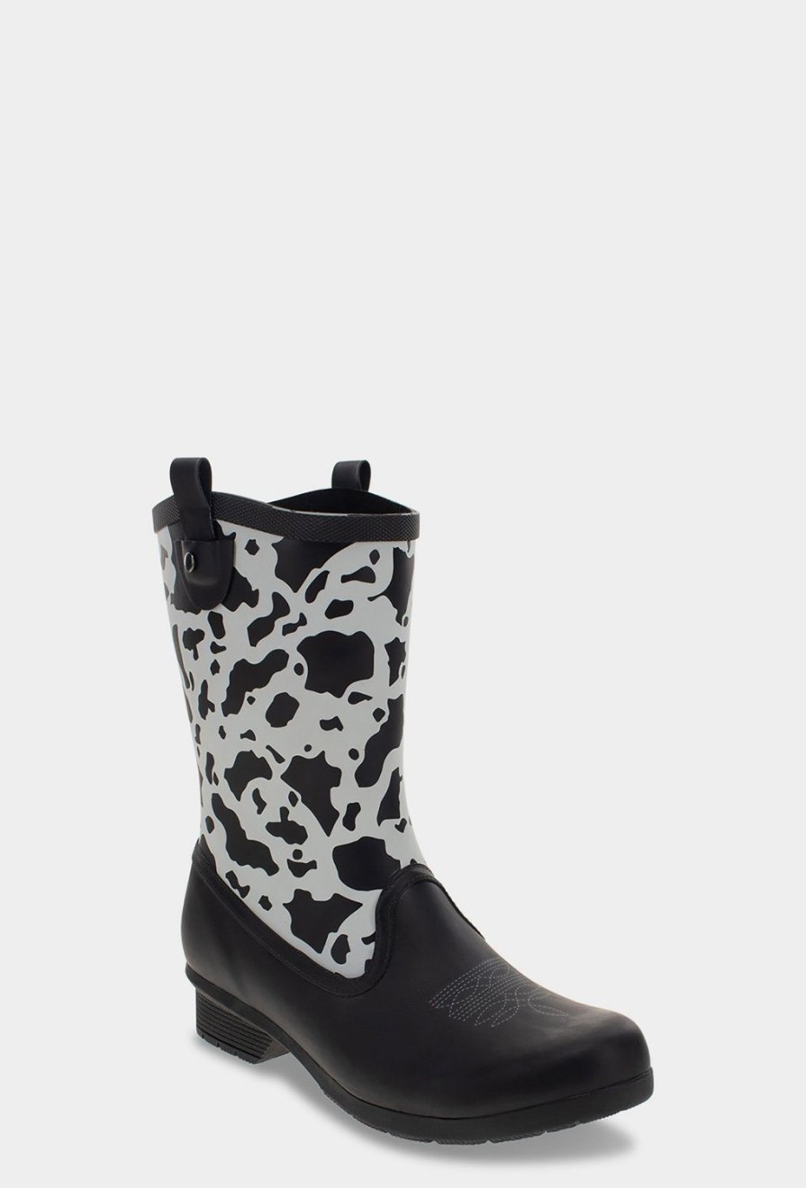 Women Chooka Chooka Brand | Betsie Mid Rain Boot - Black