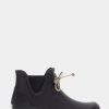 Women Chooka Chooka Brand | Tie Chelsea Rain Boot - Black