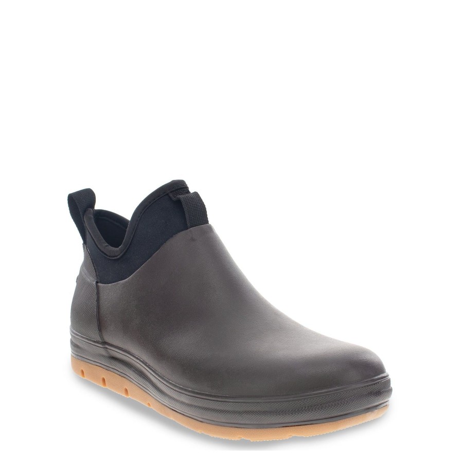 Men Staheekum Staheekum Brand | Men'S Neoprene Ankle Rain Boot - Brown