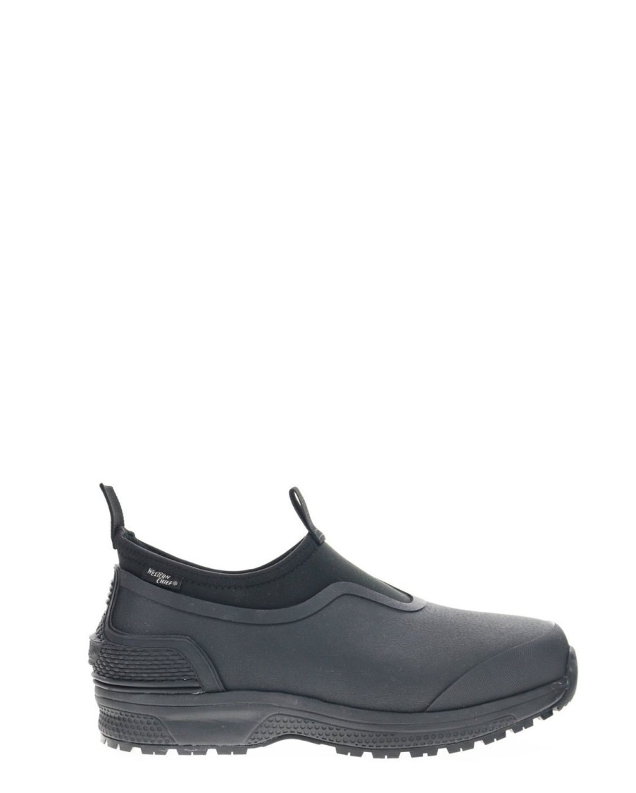 Men Western Chief Rain & Rubber | Men'S Ravensdale Neoprene Slip On - Black