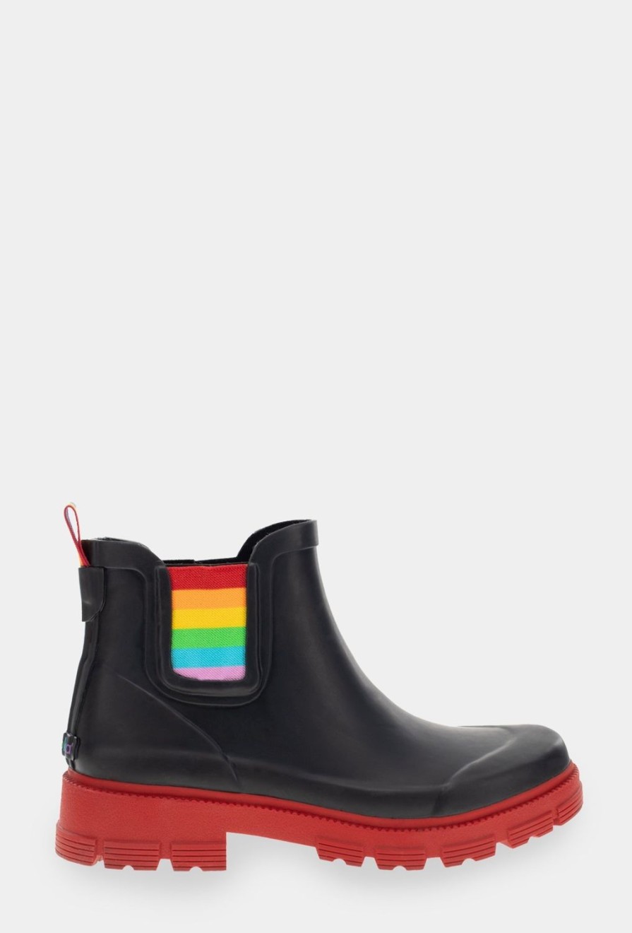 Women Chooka Chooka Brand | Storm Chelsea Rain Boot - Black