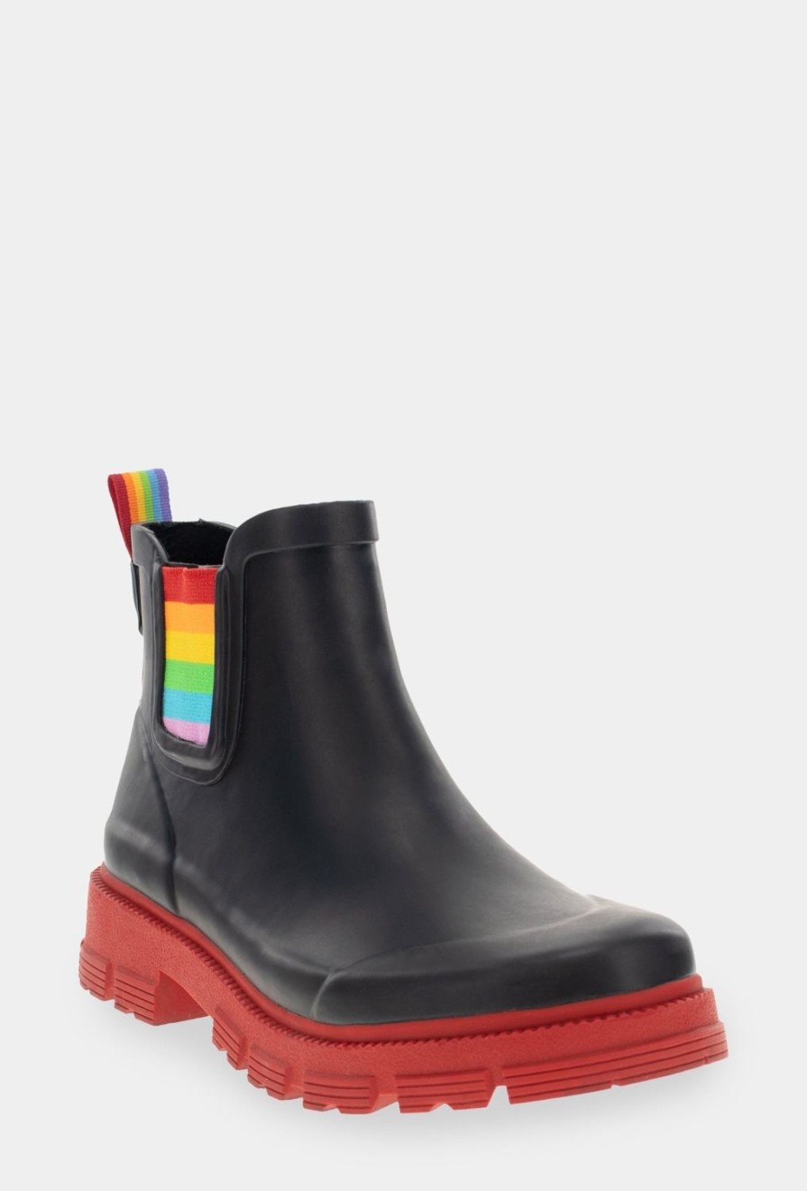 Women Chooka Chooka Brand | Storm Chelsea Rain Boot - Black