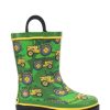 Kids Western Chief Rain & Rubber Boots | Kids Vintage Tractors Rain Boot - Green