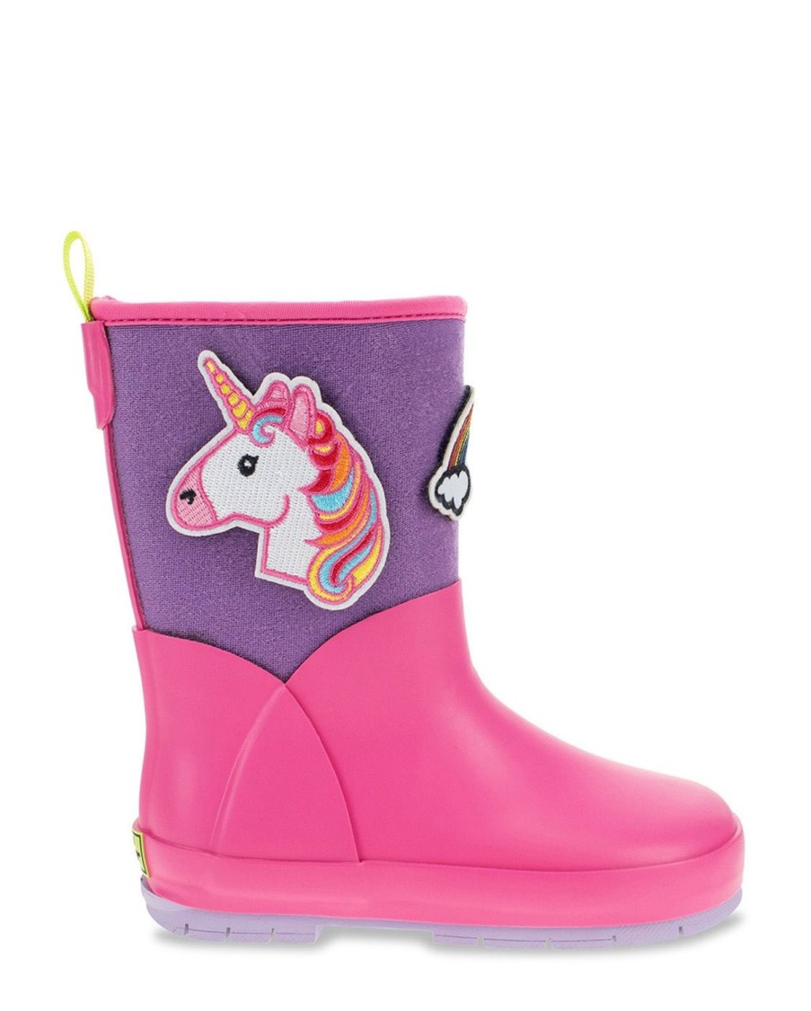 Kids Western Chief Rain & Rubber Boots | Kids Puddle Patch Rain Boot - Pink